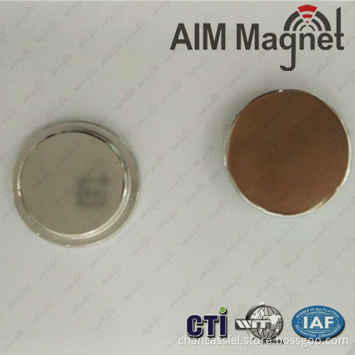 1/2" dia x 1/4" thick Neodymium Magnet with step out